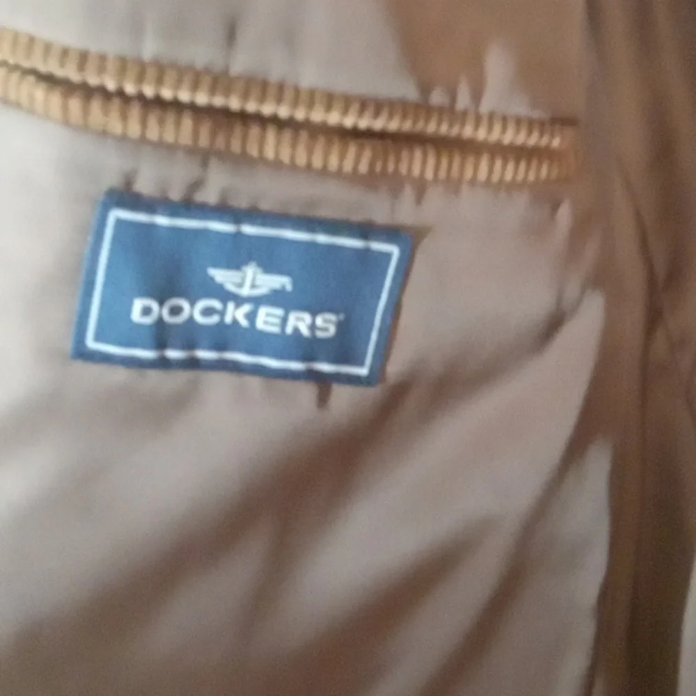Dockers brown cotton suit jacket 48R